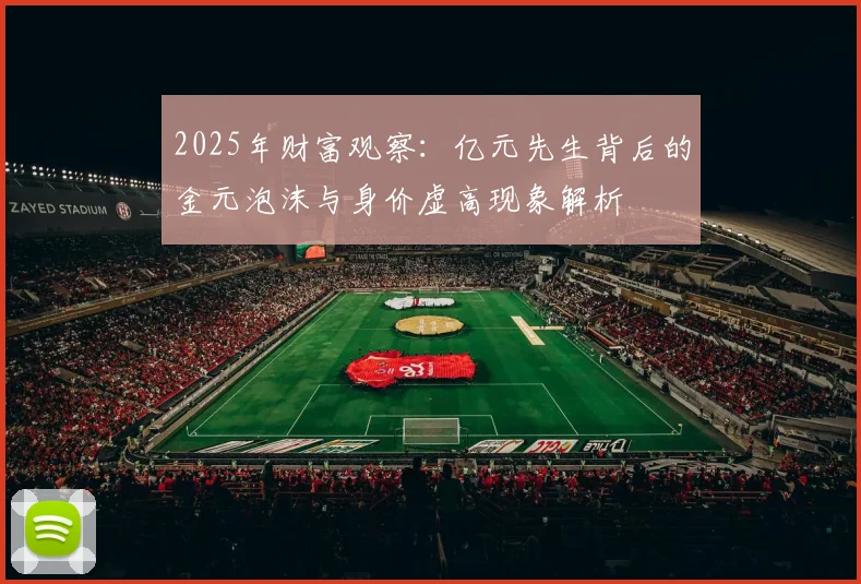 2025年财富观察：亿元先生背后的金元泡沫与身价虚高现象解析